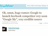 Google將推出Google Me迎戰Facebook？