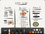 iPad 超好用繪圖工具 Paper，Draw Something 畫不好就靠它了