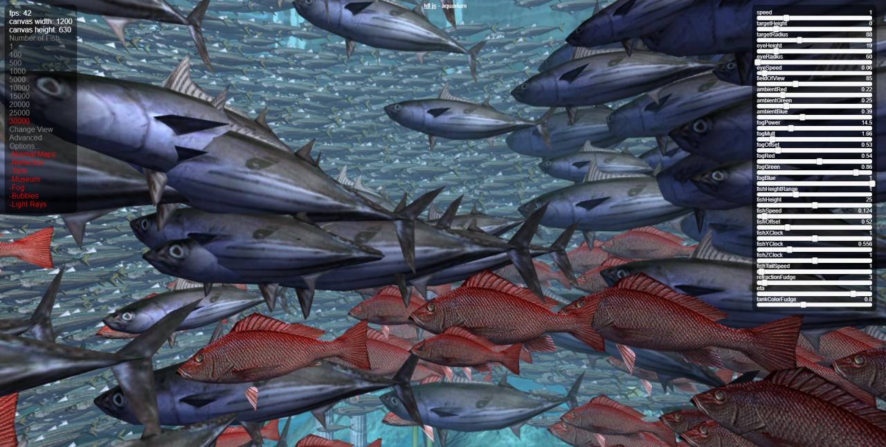 更近一點看,還能看到魚群身上的紋理。