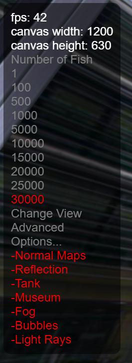 畫面左方可以調整光影及細項參數。