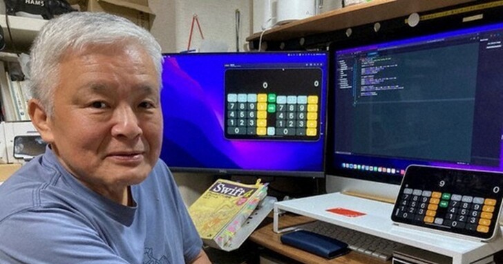 日本汽車工程師60歲退休後自學Swift程式語言，開發出iPhone上獨特的二合一計算機Twin-Calc