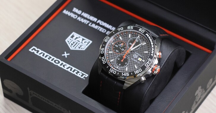 泰格豪雅推出瑪利歐賽車聯名限量腕錶，陀飛輪款限量 250 支售價 84 萬
