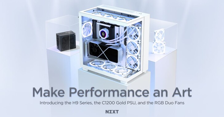 NZXT推出H9系列機殼、C1200電源供應器和RGB Duo風扇