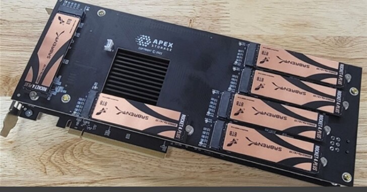 超級SSD合體！21合一組成168TB容量、31GB/s的超高順序讀寫速度，價格超過台幣80萬元