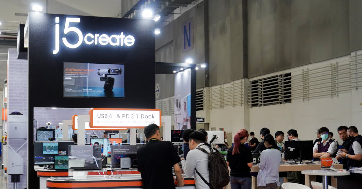 【Computex2023】j5create推出多款Thunderbolt 4與USB4擴充底座,還有4路HDMI導播機