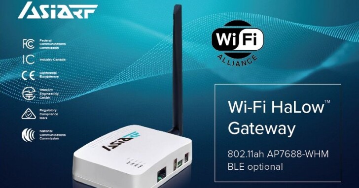 AsiaRF與Morse Micro攜手推出業界首款Wi-Fi HaLow閘道器