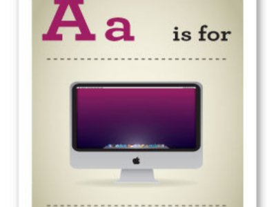 A is for Apple！科技宅父母專用、教小孩的英文生字字母表