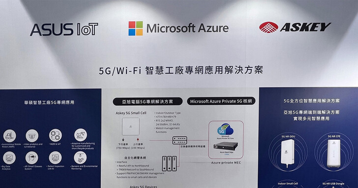 華碩5G+AIoT打造智慧製造新浪潮