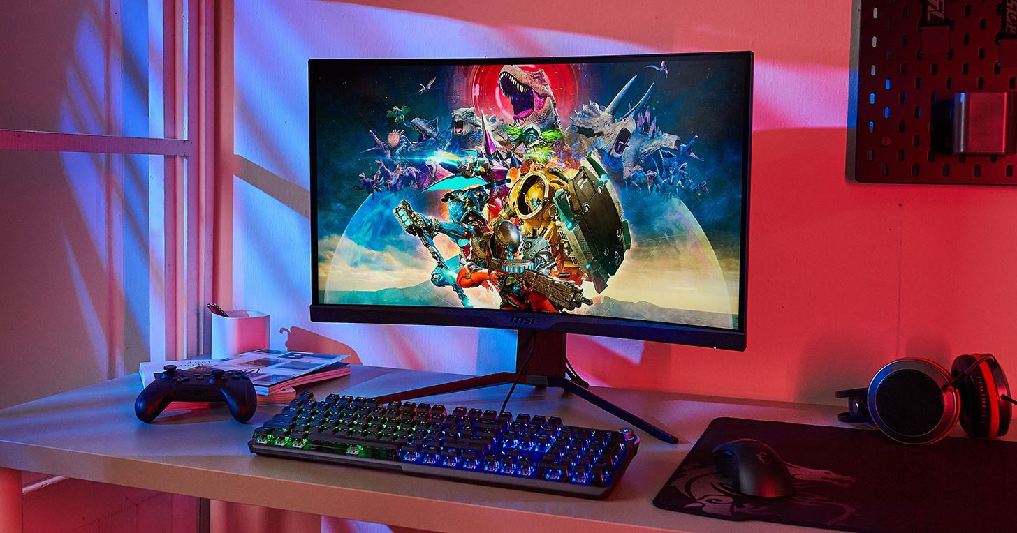 MSI MAG 275CQRF-QD 曲面電競顯示器實測:1000R 曲度提供絕佳視野與舒適性,量子點技術呈現真實色彩體驗!