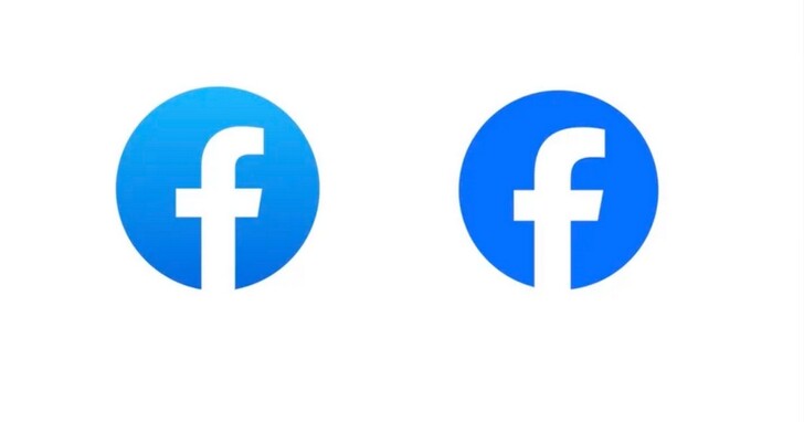 Facebook微調了自己的Logo，看看你能否分辨出哪一個是新版的？