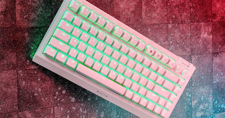 Razer BlackWidow V4 75% White Edition 開箱評測：高度自定義熱插拔電競鍵盤，價格6,890 元