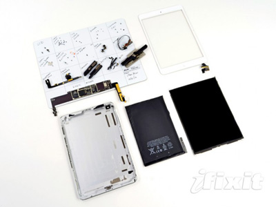 iFixit 解體 iPad Mini，搭載 Samsung 螢幕、4400mAh 電池、立體聲喇叭
