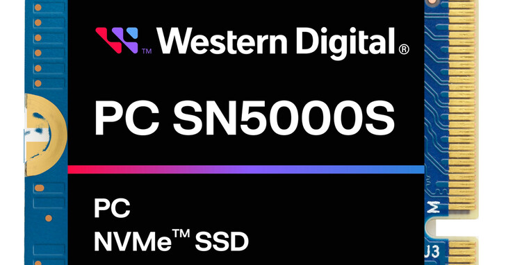 WD發表 PC SN5000S NVMe SSD，搭載次世代 QLC 提高 OEM 成本效益