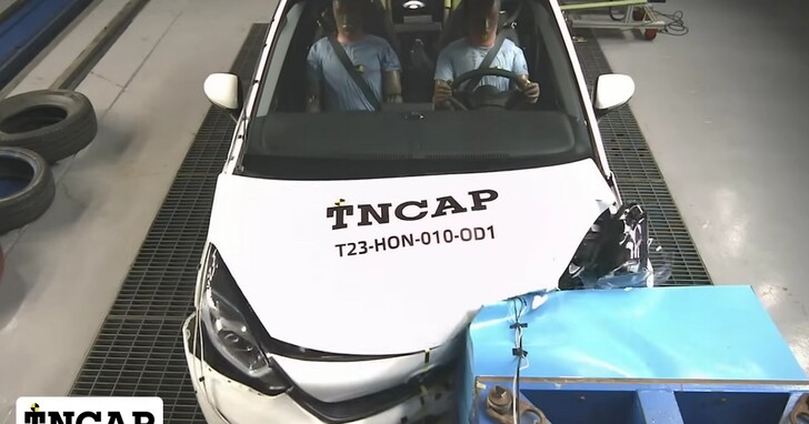 TNCAP 最新車安撞擊測試報告：Lexus NX 獲五顆星，Honda Fit 獲四顆星