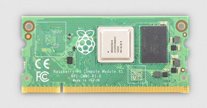 樹莓派 Raspberry Pi CM4S 新增 2/4/8GB 版，沿用傳統 SODIMM 外形