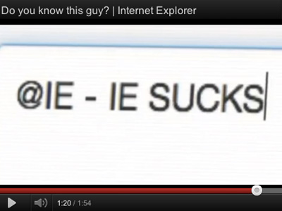 IE 很爛嗎？微軟推出「IE Sucks」反諷影片宣傳 IE10