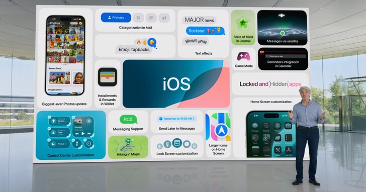 iOS 18 新功能11大重點速覽：自由調整 App 位置、訊息設定預計發送時間，可升級iPhone一次看