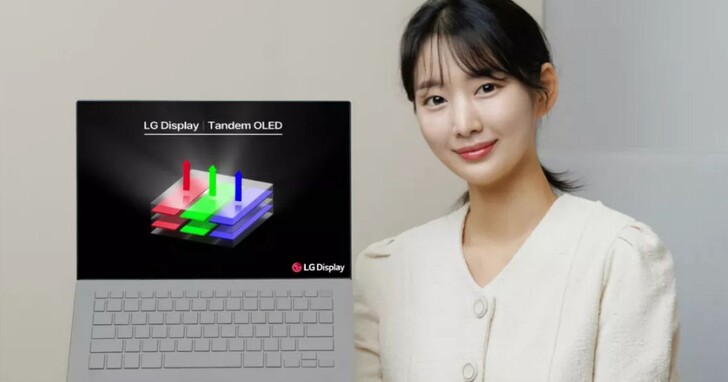 LG Display開始量產串聯式OLED筆電螢幕：厚度減40%、壽命翻倍