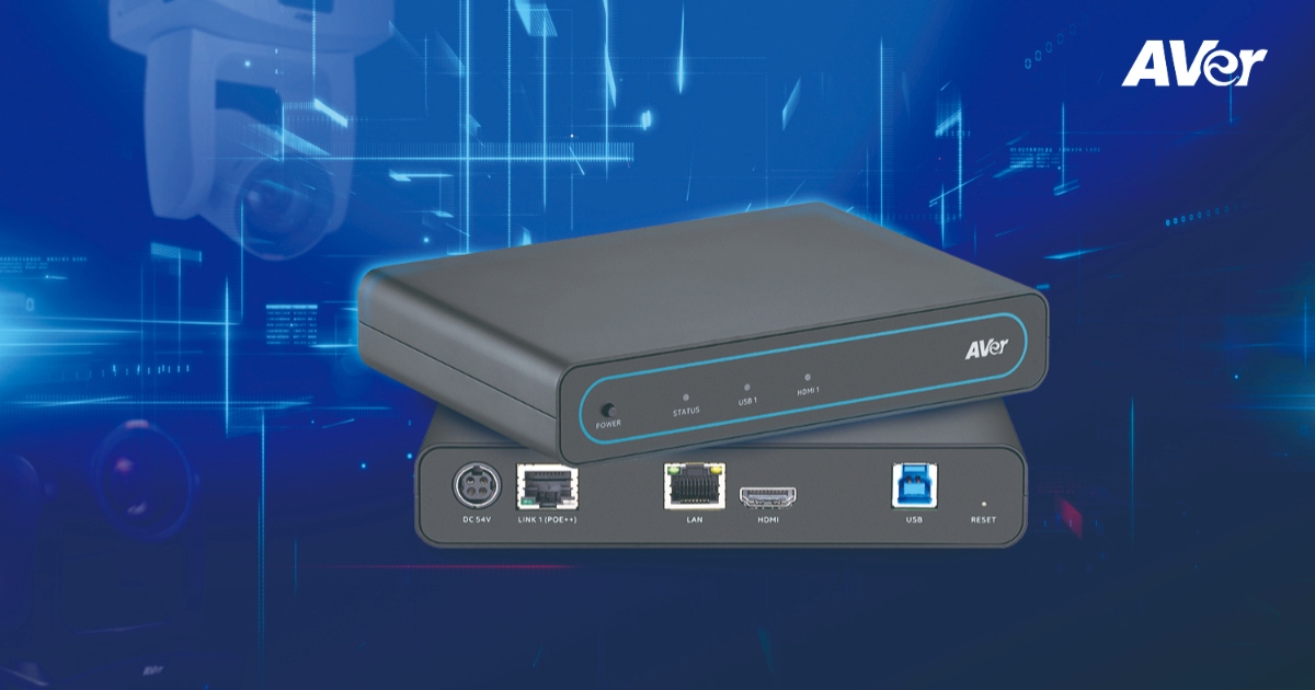 圓展推出全新 USB 延伸器 AVer UE1,實現長距離 4K 影像輸出