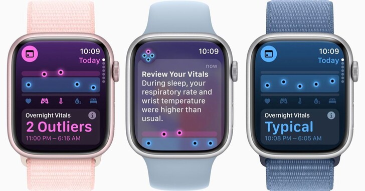 Apple Watch「Vitals」APP將能更好的理解你的健康狀況，但只有在你睡覺時才有用