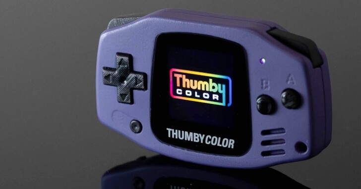 Thumby Color土砲迷你遊戲機，搭載0.85吋螢幕與Raspberry Pi RP2350微控制器