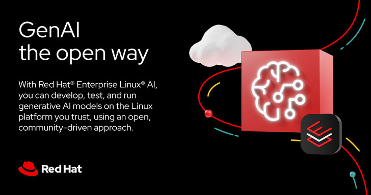 Red Hat Enterprise Linux AI 正式推出，賦能使用者無縫開發、測試、執行生成式 AI 模型