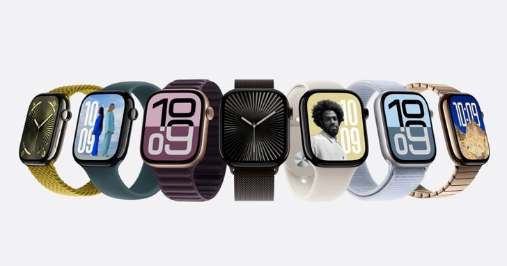 Apple Watch Series 10 配置 OLED 螢幕、S10 晶片、睡眠呼吸中止偵測功能，售價 13,500 元起