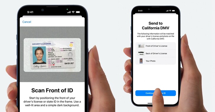 告別實體證件！Apple Wallet再升級，整合加州駕照、身分證也，手機出示證件超方便！