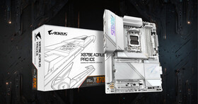 用純白主機板迎接 AMD 9000 系列處理器：X870E AORUS PRO ICE