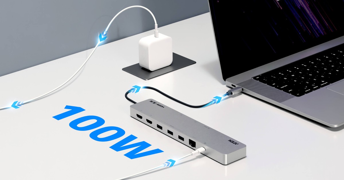 ATEN 發表全新 11 合 1 USB-C 擴充基座 UH3240,支援 PD 100W 充電及 8K 影像傳輸