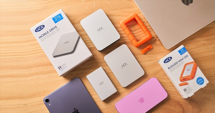 專業創作者必備！LaCie Rugged Mini  高速 SSD、大容量 Mobile Drive 存檔的最佳選擇