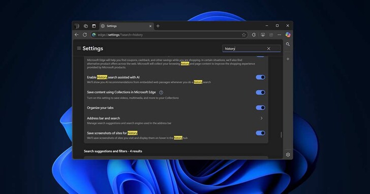 微軟 Edge 瀏覽器 AI 功能再進化：歷史搜尋、分頁休眠與安全強化