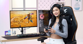 用 GIGABYTE MO27U2 電競螢幕 + AORUS GeForce RTX 5080 MASTER 16G 顯示卡暢玩《魔物獵人荒野》