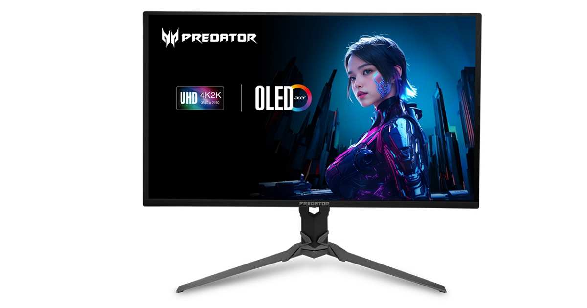 宏碁發表三款旗艦級 OLED 電競螢幕,Predator X27U X2、X32 X2、X32 V2 強勢登場