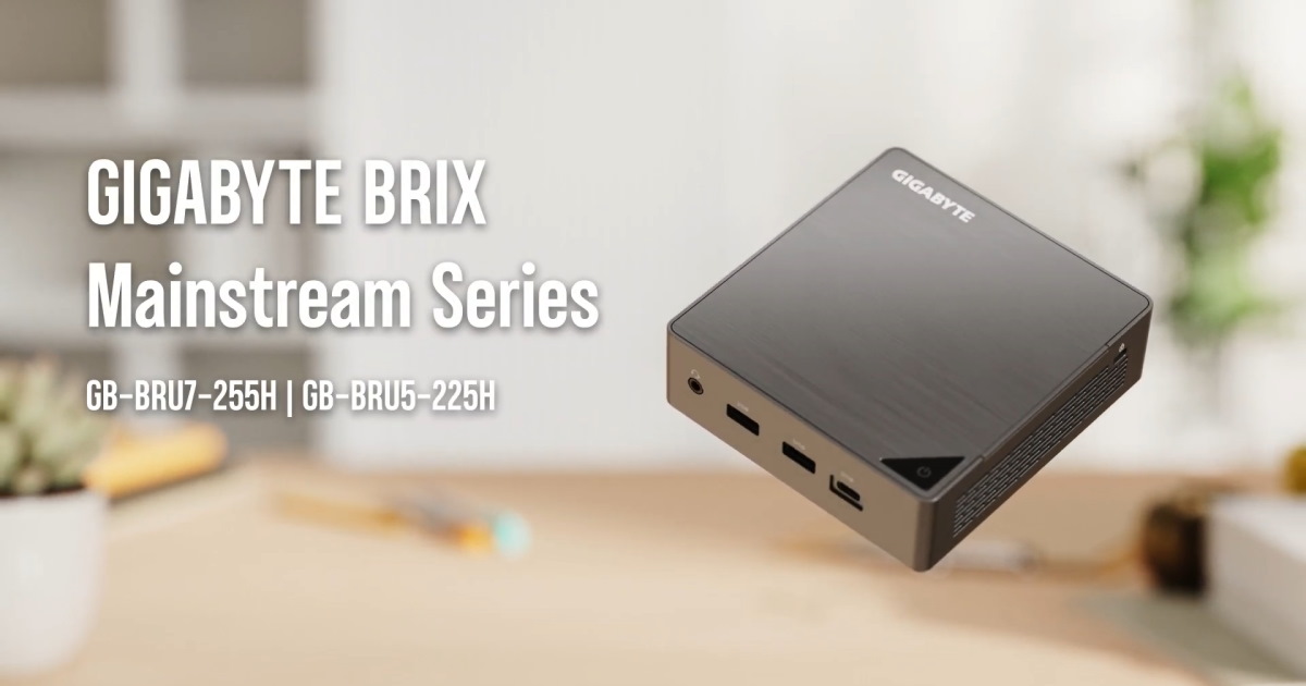 GIGABYTE推出BIRX GB-BRU7-255H迷你電腦,0.46公升小尺寸搭載Core Ultra 7 255H
