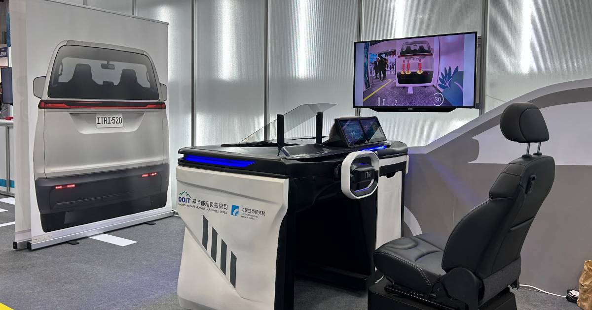 【COMPUTEX 2025】工研院 See-Through Reality 自動駕駛輔助技術,結合路側感測彌補視線盲點