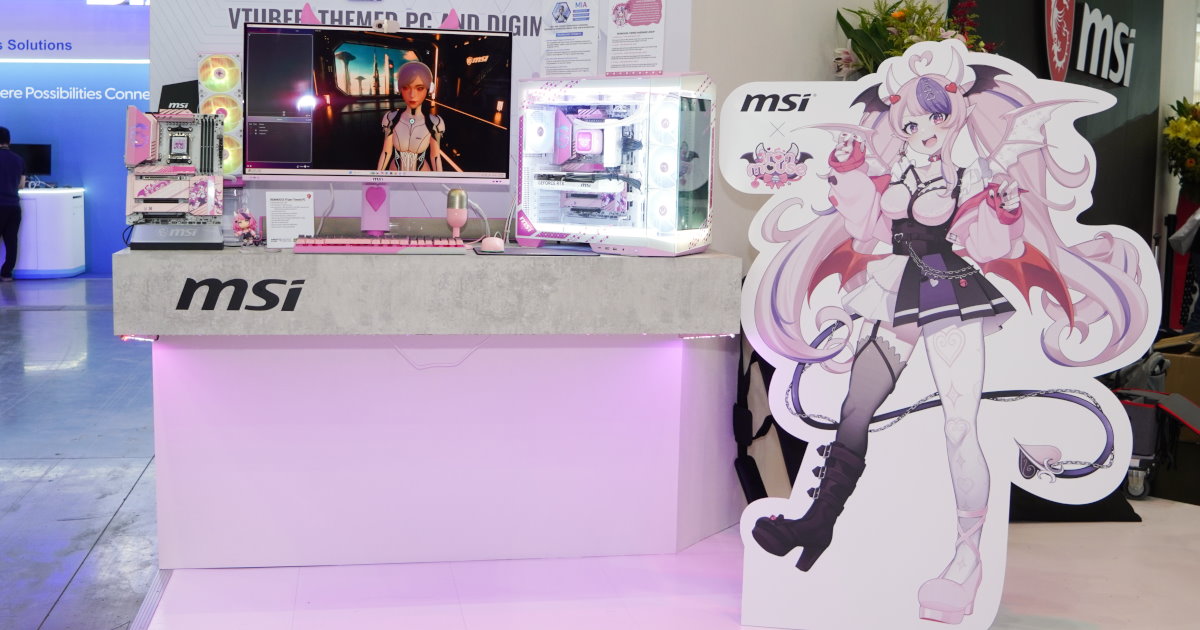 【COMPUTEX 2025】MSI打造人氣VTuber IRONMOUSE聯名電腦周邊,還有多款ITX主機板與不刮手PinSafe設計