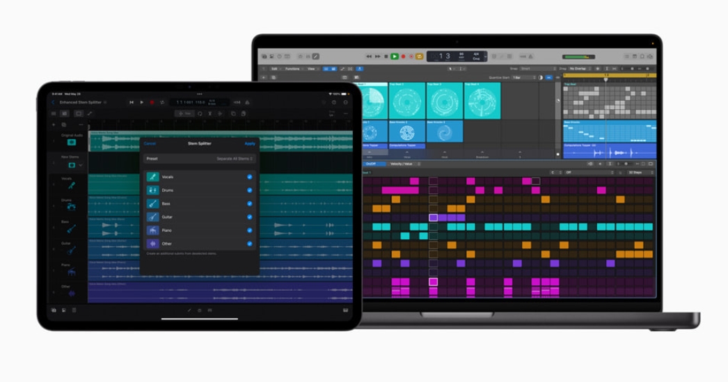 Apple 推出 Logic Pro 更新功能，全面升級 Mac 與 iPad 節奏製作能力