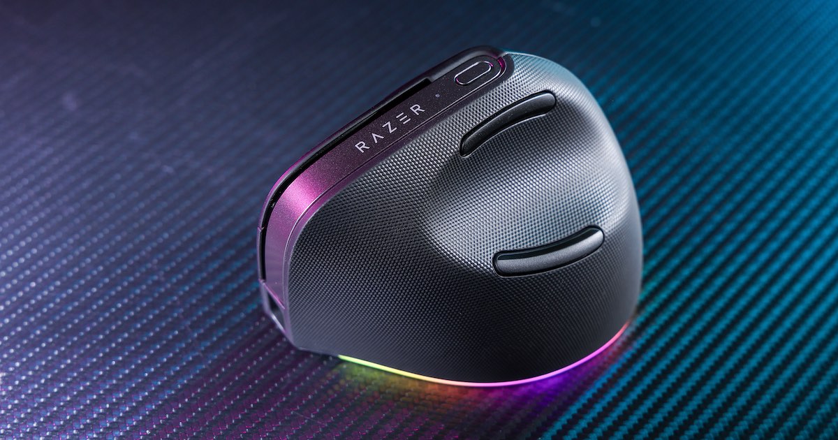 Razer Pro Click V2 Vertical Edi 開箱評測:人體工學垂直電競滑鼠,一鍵啟動 AI 助手