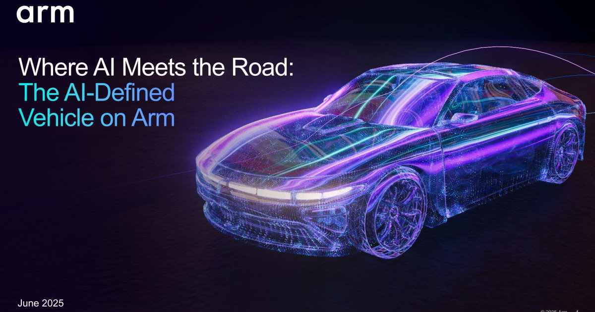 Arm發表Zena CSS車用運算平台，簡化AI定義車輛開發並節省20%工程資源