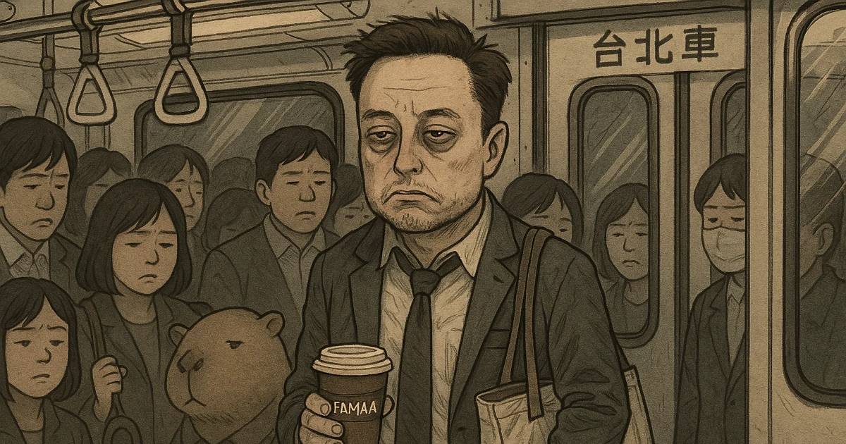 Threads上爆紅的「厭世上班族卡通頭像」,AI生成語法超簡單,ChatGPT、Gemini、Grok都能上手