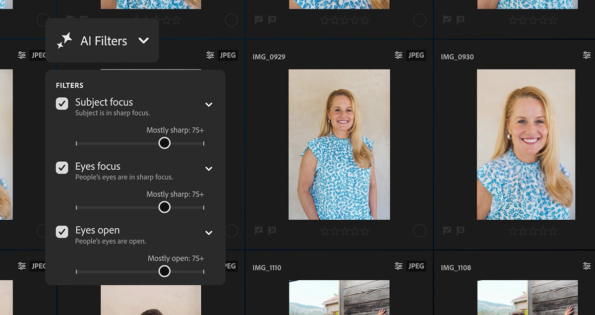 Adobe 宣布將為 Lightroom 引進 AI 自動挑圖、消除反光和遮片同步等新功能