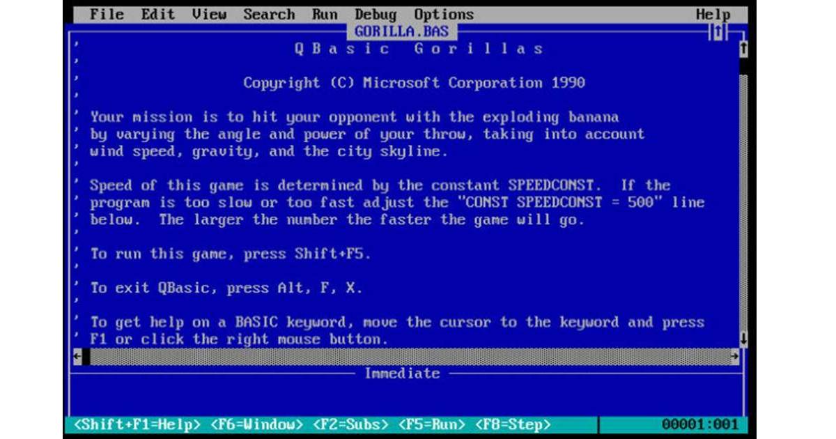 微軟讓DOS 老粉驚喜:重製 34 年前的MS-DOS Editor經典編輯器,還能在 Linux 跑!