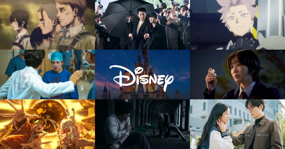Disney+ 2025 上半年日韓聲量排行出爐:日本動畫逆襲霸榜,劇場版《進擊的巨人》奪冠