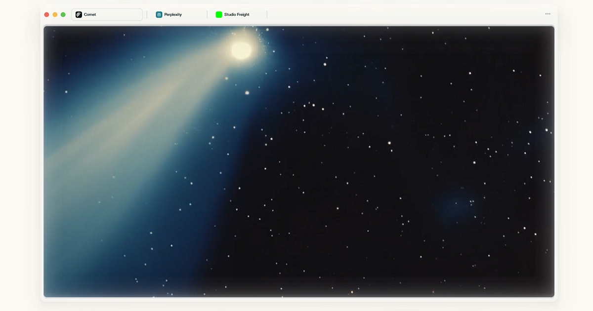 Perplexity 推出 AI 瀏覽器 Comet挑戰Chrome,語音搜尋、網頁摘要一次搞定!