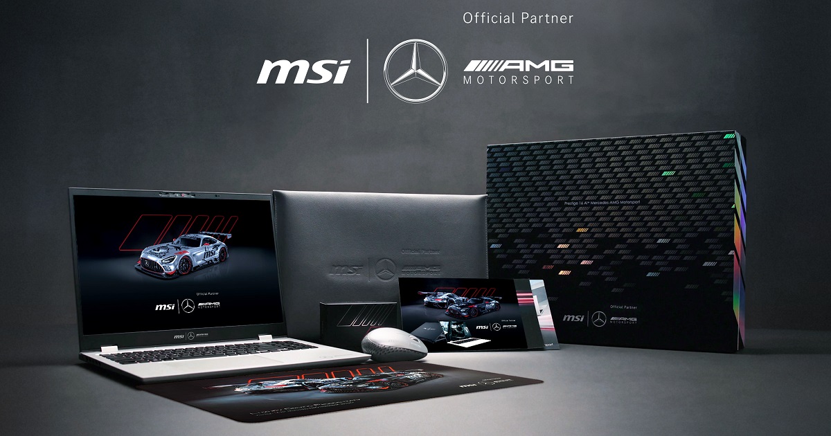 MSI 與 Mercedes-AMG 再度聯名!Prestige 16 AI+ Mercedes-AMG Motorsport 開放預購,售價 69,900 元