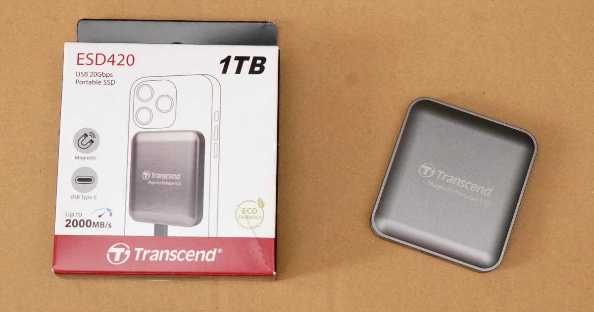 Transcend創見資訊ESD420行動固態硬碟效能實測,跑滿20Gbps超高速還支援iPhone 4K ProRes錄影