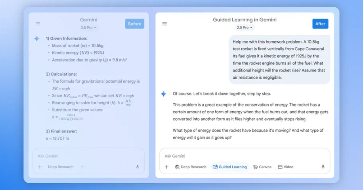 ChatGPT、Gemini「學習模式」實測:引導思考與穩定度誰勝出?