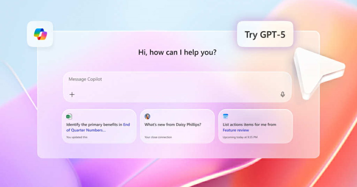 Microsoft微軟整合OpenAI GPT-5至多款產品，電腦、Android、iOS裝置嚐鮮免費使用