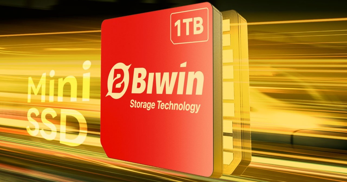 中國 Biwin 推出僅 SIM 卡大小的 Mini SSD，以三倍速效能挑戰 microSD 市場